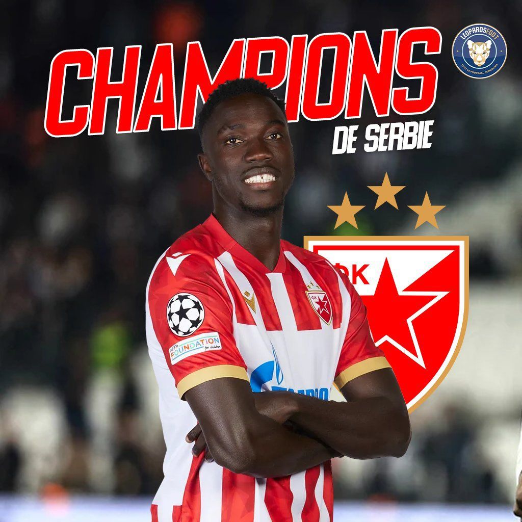 img-20250407-wa03943734681053888157314 Football :Silas Katompa Mvumpa sacré champion de Serbie avec l'Étoile Rouge de Belgrade