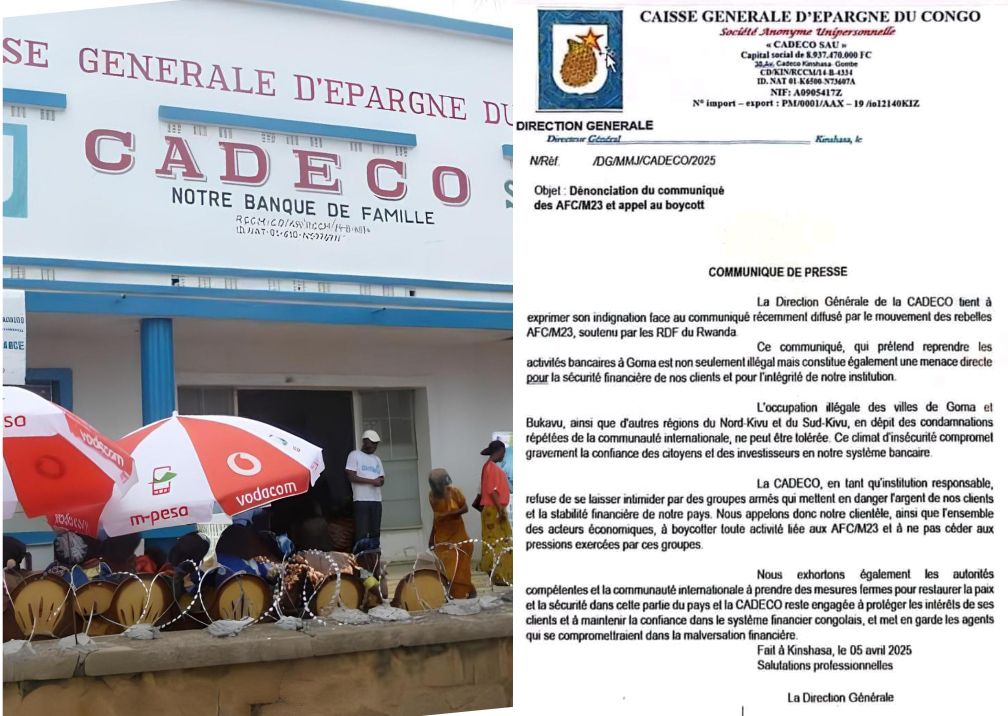 screenshot_20250407-1657146334009626101486685 RDC: la CADECO dénonce l’initiative bancaire du M23 à Goma et appelle au boycott