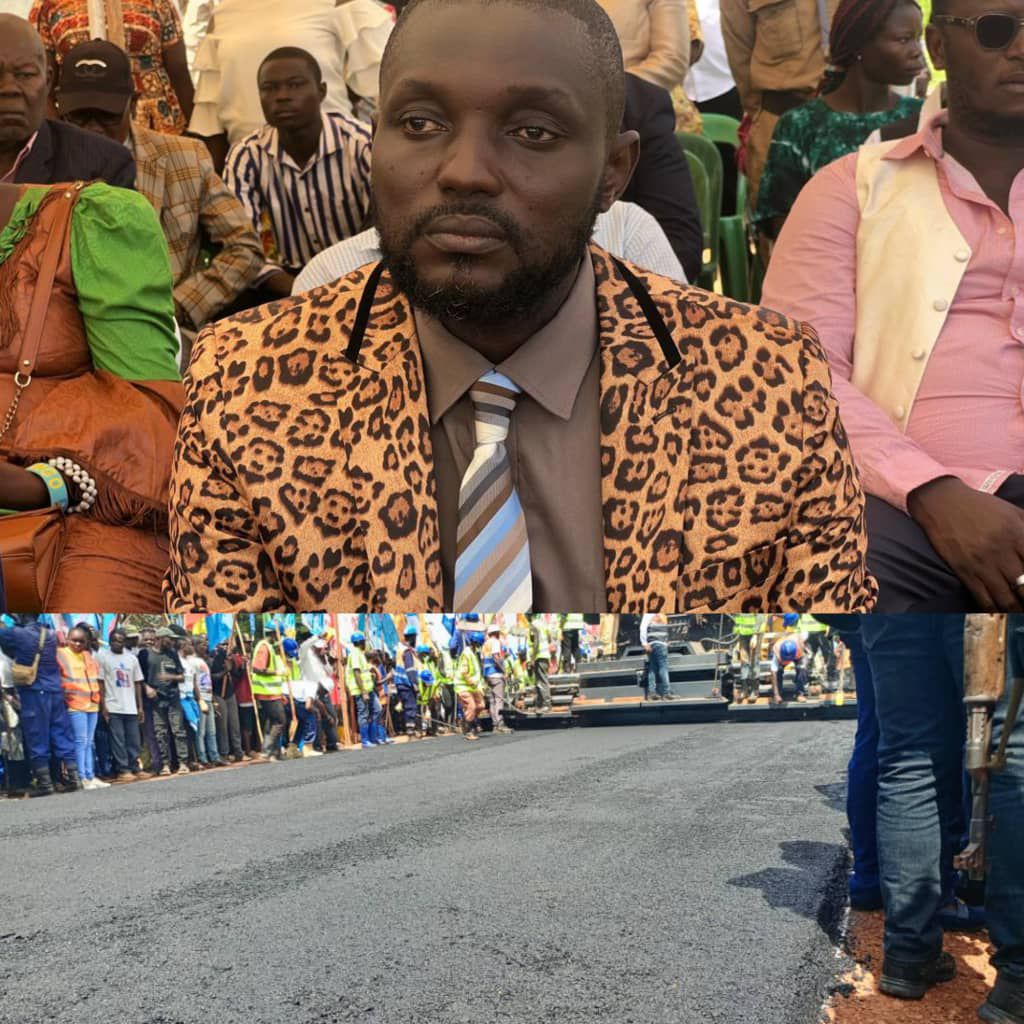 10000073599048150564824541525 Haut-Uele/asphaltage de la voirie urbaine d'Isiro : Jules Magbay encense Jean Bakomito pour son engagement dans la reconstruction de la province