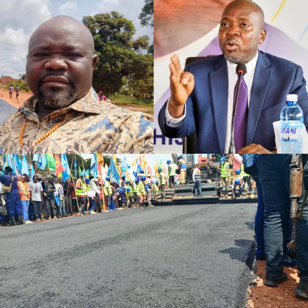10000133853086920037903401731 Haut-Uele : lancement officiel des travaux d’asphaltage à Isiro, une nouvelle ère plébiscité par le conseiller spécial du gouverneur en charge des ITPR, Remacle Azumutounde Batugodi