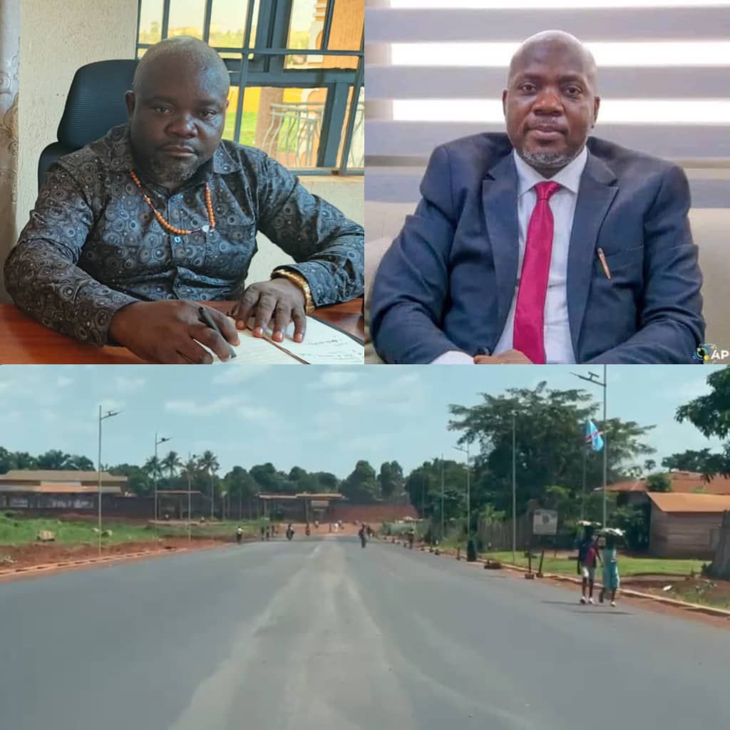 img-20250614-wa06001759041423267095329 Asphaltage de la voirie urbaine d’Isiro : le conseiller spécial chargé des ITPR, Remacle Azumutounde Batogodi, rend hommage au gouverneur Jean Bakomito, artisan du progrès