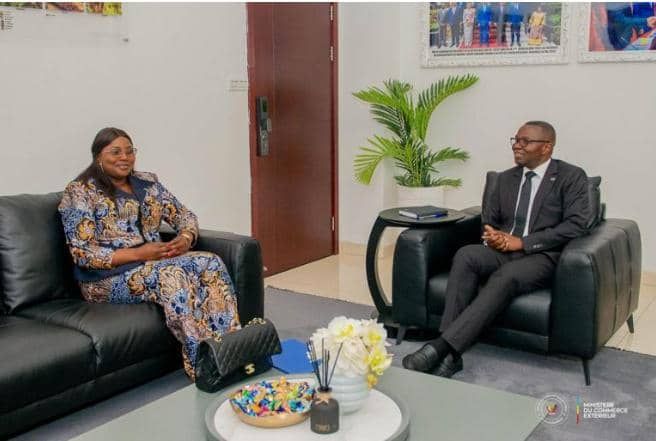 img-20250729-wa00364248674752051038182 Kinshasa : Rachel Makasiane échange avec Julien Paluku sur le développement du commerce transfrontalier dans le Haut-Uélé