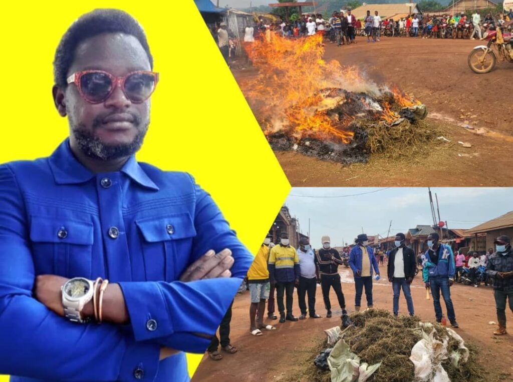 img-20250823-wa0122192210754090479871-1024x763 Watsa : un important lot de chanvre détruit en public, le chef Jean-Paulin Kombomaro prône la vigilance contre les drogues