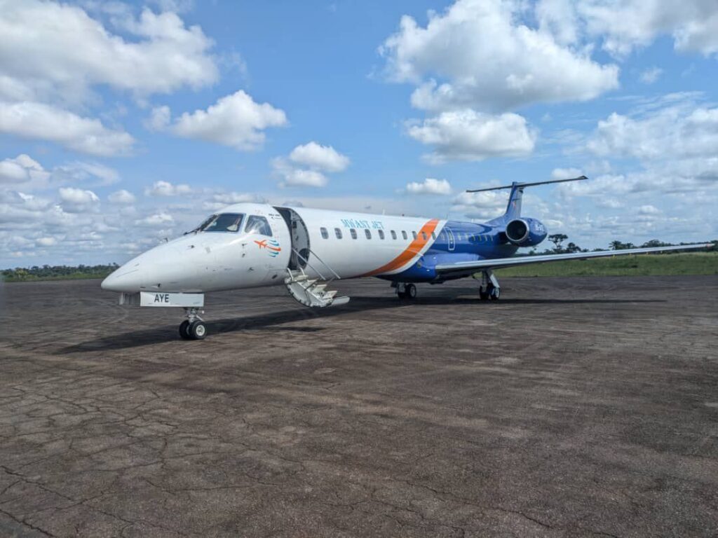 img-20250831-wa00929010660985367667613-1024x768 Haut-Uele : vol inaugural de la compagnie aérienne Mwant Jet ce 31 août à Isiro