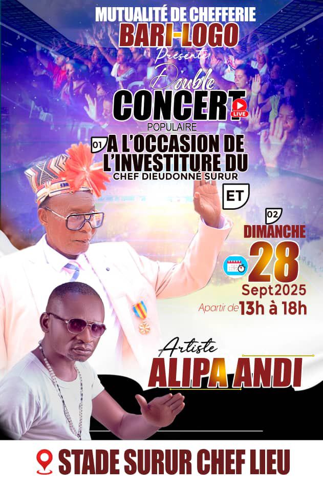 img-20250926-wa011016062682845308920711 Watsa : un rendez-vous musical exceptionnel avec Alipa Andi à Surur, dans la chefferie de Bari-Logo, qui promet un spectacle historique