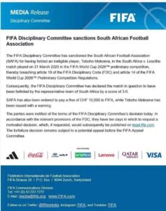 img-20250929-wa01148830070976651046997-237x300 Mondial 2026 : la FIFA sanctionne l’Afrique du Sud, forfait contre le Lesotho !