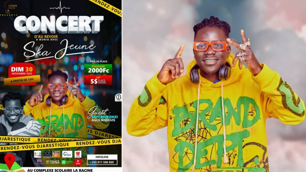incollage_20251128_1522176844700916172679982593-1024x576 Bunia : SKA Jeune et Sapi Mokonzi unissent leurs talents pour un concert exceptionnel et un featuring tant attendu
