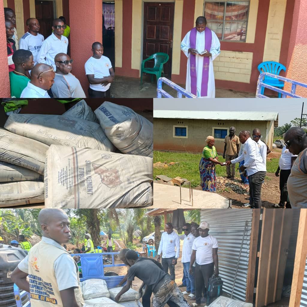 img-20251220-wa0081465771138445684040 Haut-Uele/Watsa : trois structures catholiques bénéficient de l’appui matériel de l’AJEADPSW-Force sous le leadership de Malande Tasile Michel