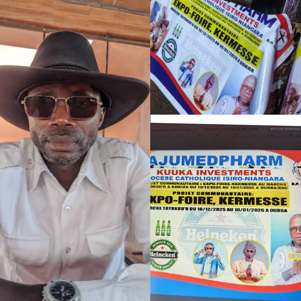 img-20251227-wa00092823071747908095307 Watsa : le coordonnateur de la Société Civile de la Révolution, Babi Lipombo, soutient activement l’Expo–Foire–Kermesse du marché Tayokodho à Durba, organisée par AJUMEDPHARM