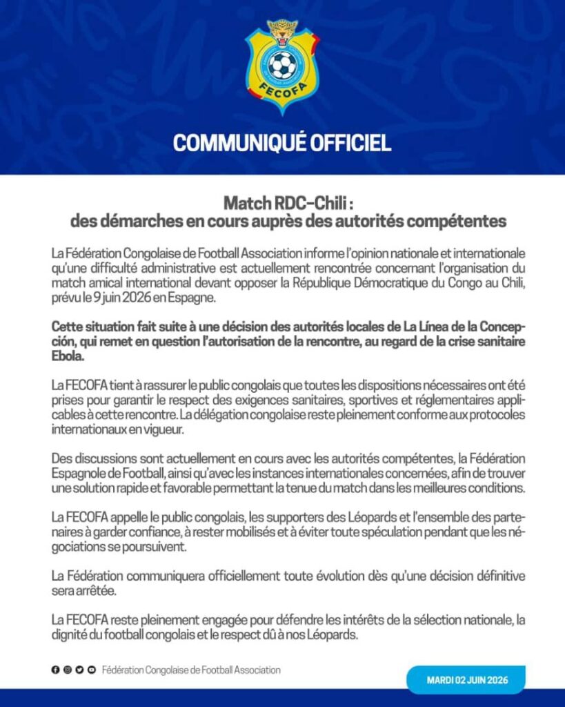 img-20260602-wa01507093350868602122797-819x1024 RDC – Chili : l’incertitude plane sur le match amical du 9 juin, la FECOFA engage des démarches urgentes