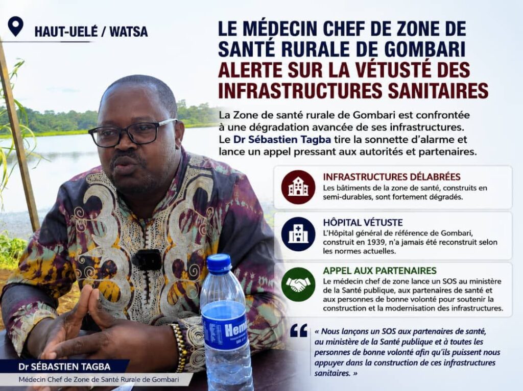 img-20260811-wa03877985175527575947581-1024x767 Watsa : le médecin chef de zone de Gombari lance un SOS pour la réhabilitation des infrastructures sanitaires