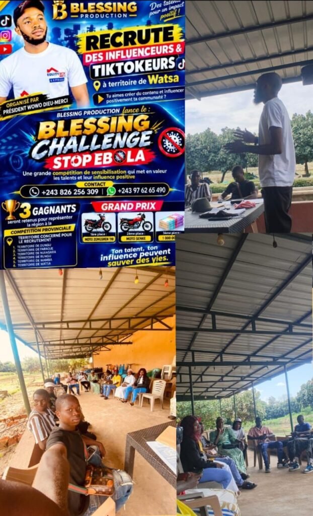 img-20260927-wa0055934779401732578132-622x1024 Haut-Uele : à Durba, les influenceurs se mobilisent contre Ebola à travers le « Blessing Challenge Stop Ebola »