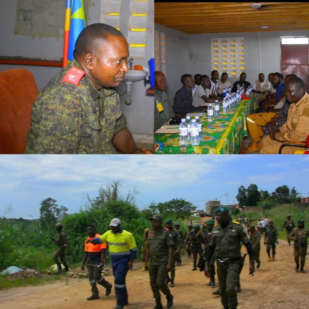 IMG-20261016-WA00302 Haut-Uele:le commandant du secteur opérationnel des Uélés, le général-major Mukalay Ngoy François, en mission de réorganisation militaire et de renforcement de la sécurité à Durba